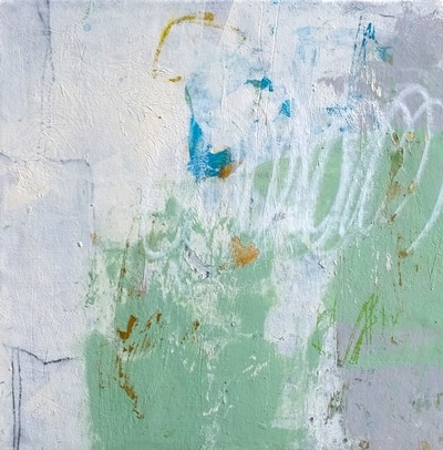 Madeline Garrett concrete abstract expression painting neutral colors